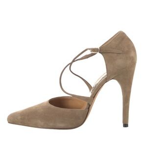 Casadei D’Orsay Nude/Tan Suede Pumps Size 9